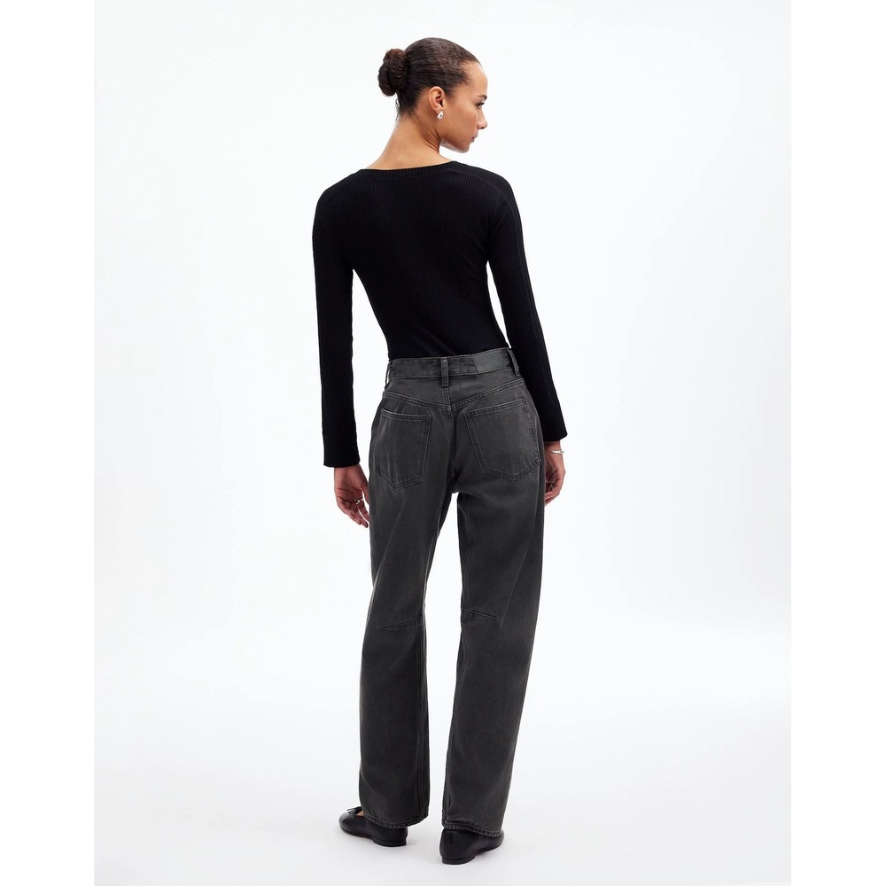 Madewell The Darted Barrel-Leg Jean Olenda Wash 32 NWT - Picture 3 of 9
